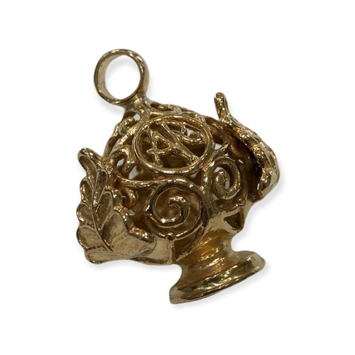 PUMO Halskette aus 925% Silber und Vergoldung mit personalisierter Intarsieninitiale - Bild 1 von 7