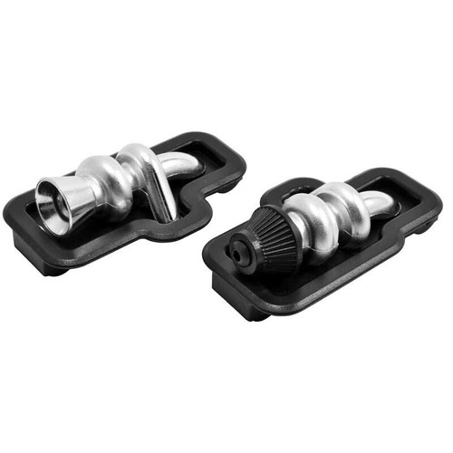 RPM 80683 Chrome Mock Mirror Turbos (2) for 1/8, 1/10, 1/12 RC Bodies - Picture 1 of 6