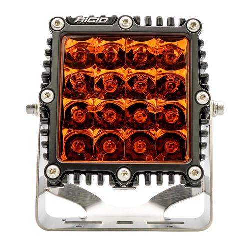 Rigid 244293 Q-Series PRO Amber PRO Spot Square LED Single Light Kit Set Black - Picture 2 of 15