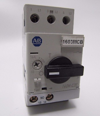 Allen-Bradley Protected Manual Motor Starter Cat. 140M-C2E-B40 Ser B