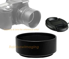 43mm Metal Screw-in Hood Shade for Standard Lens +52mm Cap Canon Sony Fujifilm