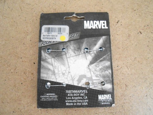 Marvel Black Panther Four Button Set - Picture 5 of 7
