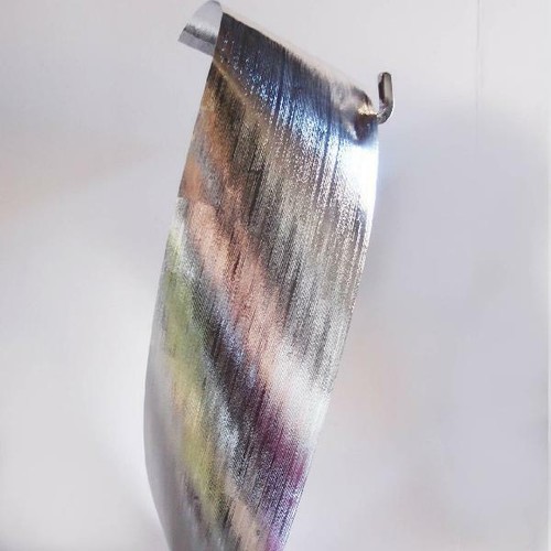 Variegated 4" x 50Y Aspidistra Ti Leaf Floral Wrap Waterproof Ribbon - Picture 13 of 21