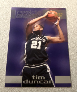 1997-98 Fleer Rookie Sensations #5RS Tim Duncan Spurs