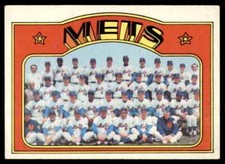 1972 Topps New York Mets Team card #362