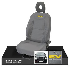 LEVC TX5 ELECTRIC TAXI FRONT DRIVERS FULLY TAILORED WATERPROOF  SEAT COVERS GREY