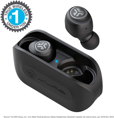 JLab Go Air True Wireless In Ear Kopfhörer Bluetooth Dual Connect Black wie neu - Bild 1 von 7