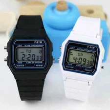 F 91W Classic Digital Resin Strap Watch Stopwatch Chronograph Sport Unisex Men