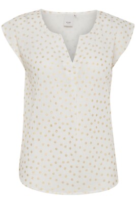 ICHI Damen Bluse ANIZU TO Shirt Top Oberteil ärmellos Größe M Rose