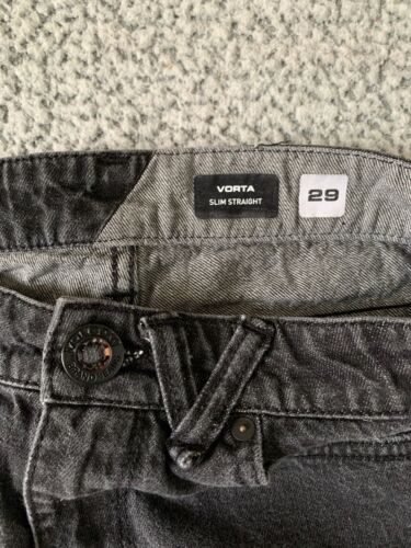 Volcom Vorta Slim Straight Jeans Men’s 29x28 Black Denim - Picture 7 of 7