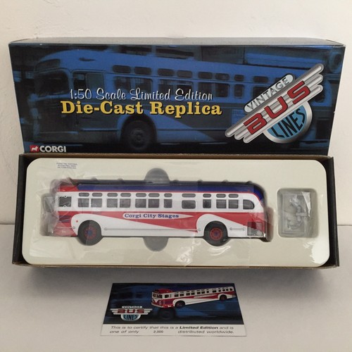 Corgi US54018 GM 4503 "Old Look" Bus - Corgi City 1:50 NIB!! ** RARE!! ** - Picture 2 of 10
