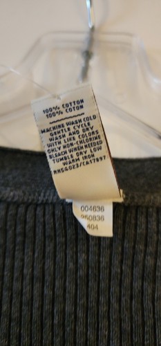Nuevo - Suéter para mujer viejo azul marino cuello en V - gris - tejido acanalado - XXL - Imagen 4 de 4
