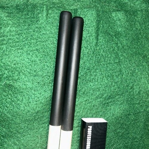 Neu 1 Paar schwarze Gummi Anti-Rutsch-Griff 5A Drumsticks Markenlos - Bild 3 von 3