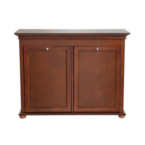 Home Decorators Collection Double Tilt-Out Hamper Hampton Harbor 35" Sequoia - Picture 2 of 6