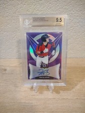 2019 Leaf Valiant Hunter Bishop BGS 9.5 Auto 10 Purple Prismatic 6/15 SF Giants