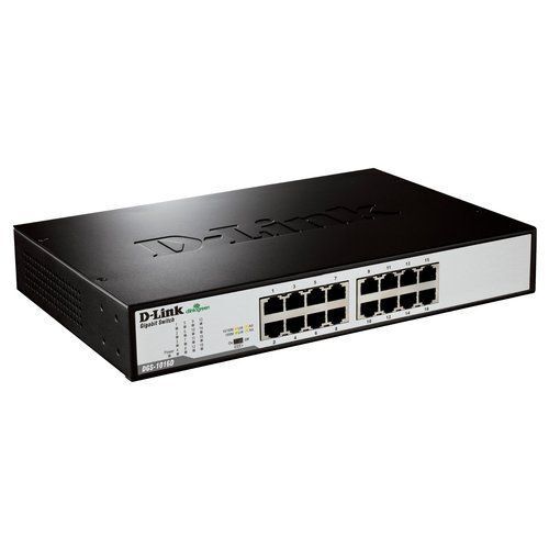 Switch di rete D Link DGS 1016D SMB Unmanaged Black - Foto 1 di 1