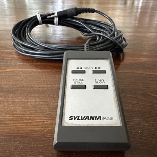 1984 Sylvania Videorecorder Fernbedienung VSQS-0303 für Toplader Videorecorder VHS VC2230SL01 Vintage