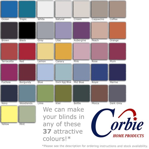 Roller Blinds Blackout Thermal Fabric - Custom Cut To Size - Picture 6 of 6