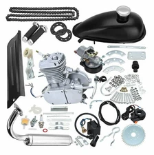  80cc 2-Stroke Gas Motor Engine Kit For Motorized Bicycle Bike Silver