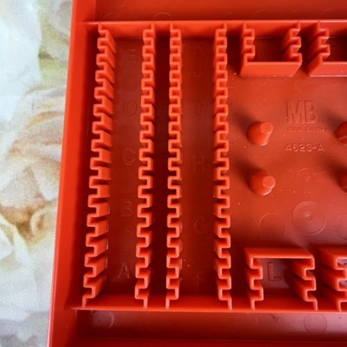 Hangman Board Game 1999 Replacement Parts Red Tray with Dial Disk - Picture 7 of 7