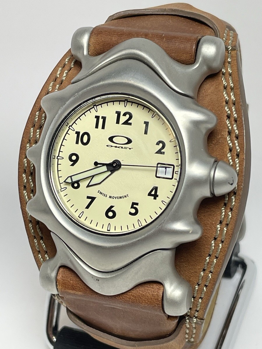 時計 OAKLEY SADDLEBACK Oakley Saddleback Watch Brown Leather Sapphire Crystal (New