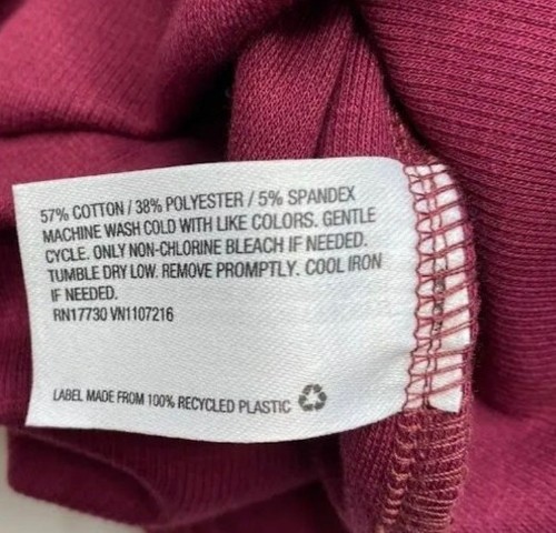 The Nines by Hatch Maternity Bodycon Midi Dress Women's XL Dark Red Side-Slit - Picture 2 of 2