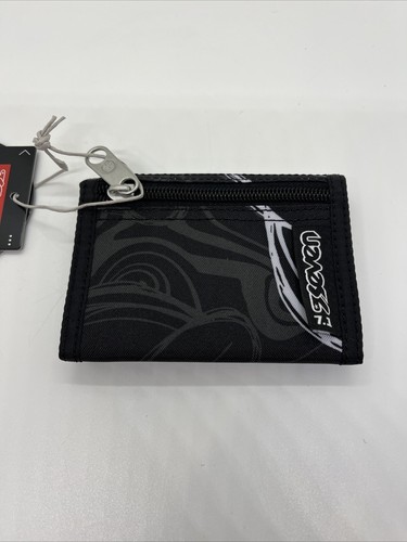 CHILD WALLET SEVEN WHITE BLACK 12x9 VELCRO AKA 7EVEN BAG - Picture 3 of 5