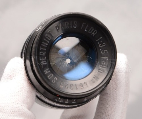 * RARE * SOM Berthiot Flor 90mm f3.5 Original for Leica LTM #021530 - Picture 7 of 19