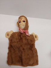 Well loved VINTAGE JOCKO THE MONKEY HAND PUPPET Steiff.