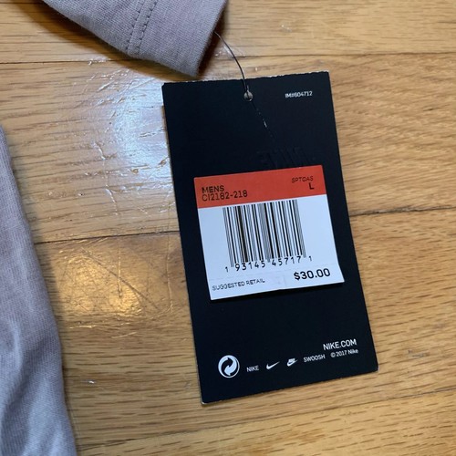 Nike NSW Presto 2 IR T-Shirt Herren Größe Large hellbraun rot CI2182-218 - Bild 3 von 3