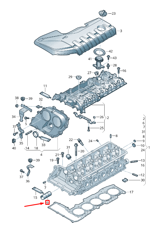 NOUVELLE AUDI RSQ3 8U COUVERTURE COURTE ORIGINALE