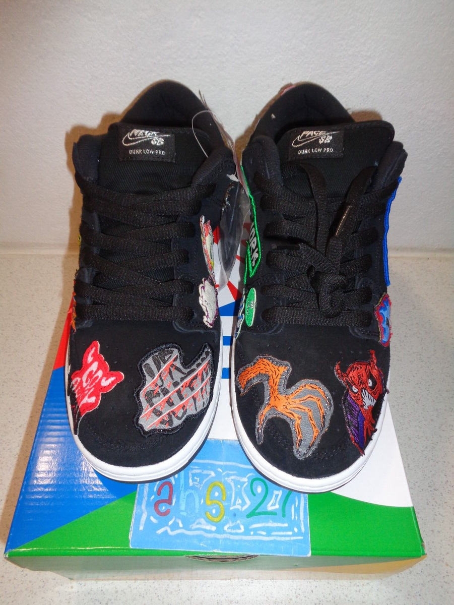 NIKE SB Dunk Low Pro QS Neckface skateboard 44eur 10us 9uk NIKE SB Dunk Low Pro QS Neckface skateboard 44eur 10us 9uk