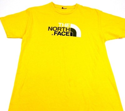 yellow north face shirt