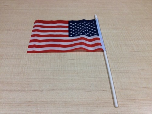 Amerikanische Flagge auf Ständer / Amerikanische Flagge auf Stock Lot - Bild 5 von 9
