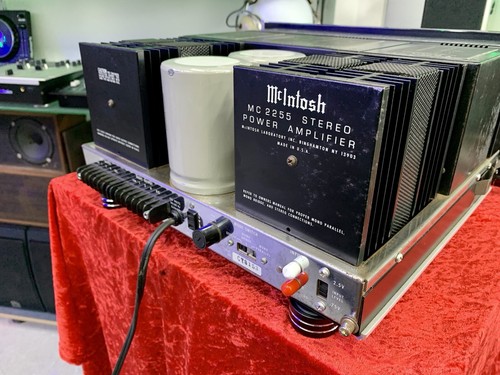 McINTOSH MC 2255 Stereo Power Amplifier 250+250 WRMS Vintage 1981 WORK Good Look - Imagen 12 de 17