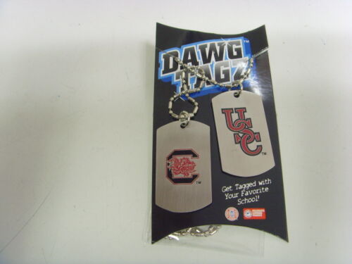 South Carolina Gamecocks DAWG TAGZ Halskette Schlüsselanhänger Set College NCAA 49423 - Bild 3 von 4