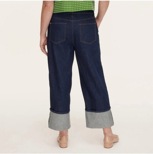 Damenjeans hoher Bund gerades Bein weites Bündchen Größe 8 Kate Spade für Target - Bild 2 von 11