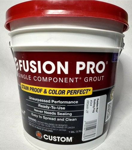 Fusion Pro Fugenmörtel #544 Rolling Fog Einkomponenten Fugenmörtel 1 Gallone vorgemischt NEU