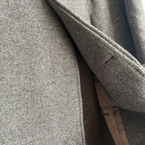 GIORGIO ARMANI long coat brown wool size 46 - Picture 10 of 12