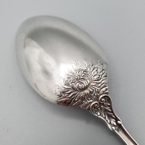 Antique Gorham Imperial Chrysanthemum 5 5/8” Teaspoon 1894 Gwendolyn - Picture 6 of 8