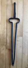 Antique Wrought Iron ember tong early 19th C Fireplace Tool