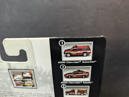 2002 Matchbox Collectibles 50 Years 2000 Chevrolet Suburban Fire NIB, RARE, 1/64 - Picture 4 of 4