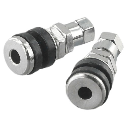 2pcs Car TR161 Bolt In Tyre Valve Tire Metal Tubeless Clamp In Wheel Rim Rubber - Picture 13 of 24