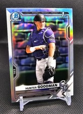2021 Bowman Draft - Chrome Hunter Goodman #BDC-66 Refractor (RC)