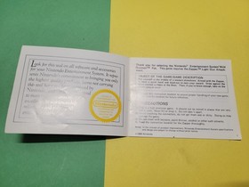 Wild Gunman Manual de Instrucciones Folleto Nintendo Nes Aut&eacute;ntico Caja Negra &iexcl;Sin C&oacute;digo!