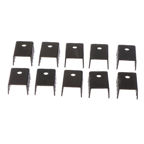 10pcs TO-220 Aluminum Profile 7805 Heatsink 781 Radiator Heat Sink 19*15*10M _tm - Afbeelding 10 van 12