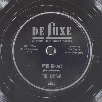 米78RPM/SP Charms Hearts Of Stone / Who Knows 6062 DELUXE /00500 THE CHARMS Hearts Of Stone / Who Knows DELUXE 6062 EX 78 10