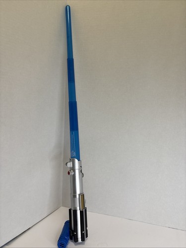 Star Wars Blade Builders Obi-Wan Blue Electronic 30" Lightsaber Hasbro 2015 - Picture 2 of 5