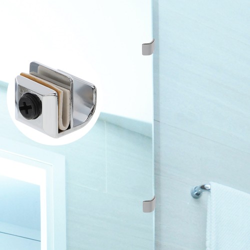 4 Pcs Sliding Glass Door Handle No Hole Pulling Punch-free Shower Wardrobe