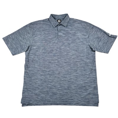 Footjoy Golf Polo Shirt Performance Stretch FJ Oakwood Country Club Mens XL Navy